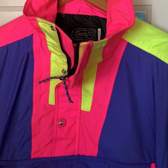 Colorblock rainjacket from the 90’s - Picture 3 of 3